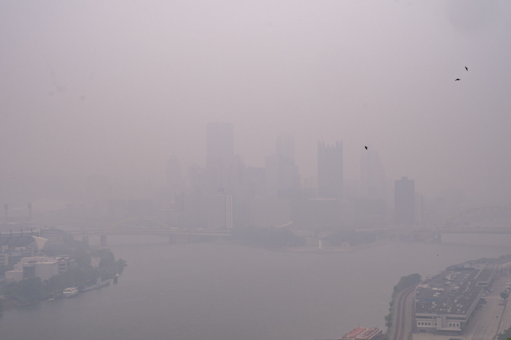 Canada Wildfires Air Quality Great Lakes